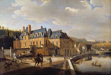 Chateau de la Chaussee poblíž Bougival, 1822